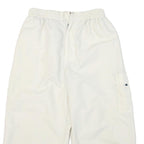 KAPPA Mens White Casual Shorts M W25 Polyester Blend Cargo Pocket