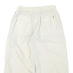 KAPPA Mens White Casual Shorts M W25 Polyester Blend Cargo Pocket
