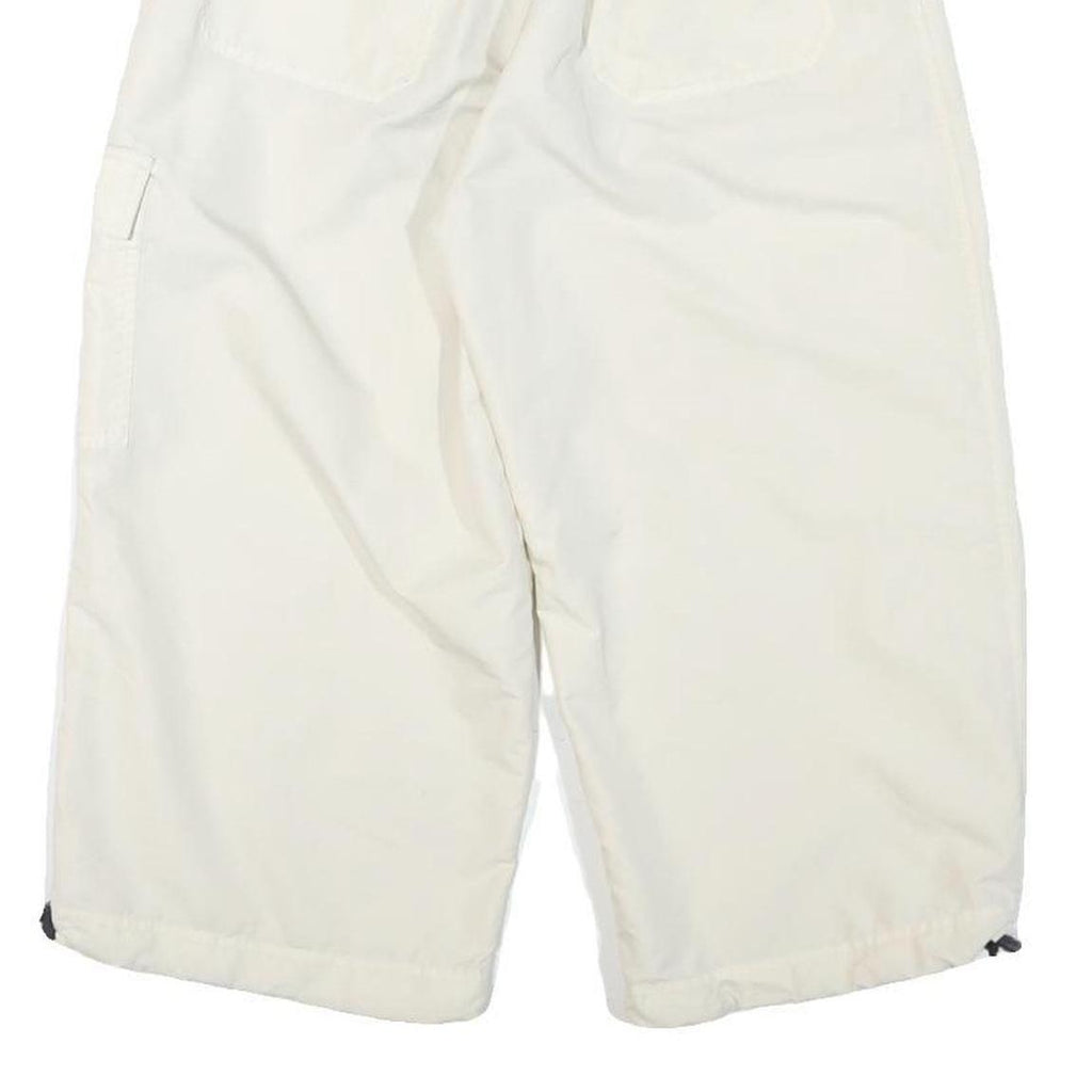 KAPPA Mens White Casual Shorts M W25 Polyester Blend Cargo Pocket