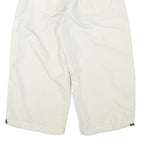 KAPPA Mens White Casual Shorts M W25 Polyester Blend Cargo Pocket