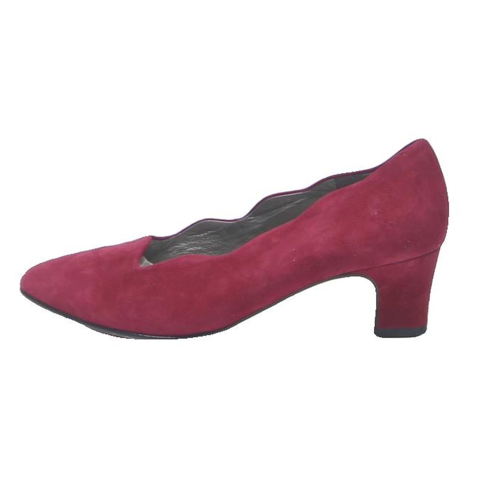 GABOR Womens Elegant Red Synthetic Court Heels UK 4 Comfortable Stylish