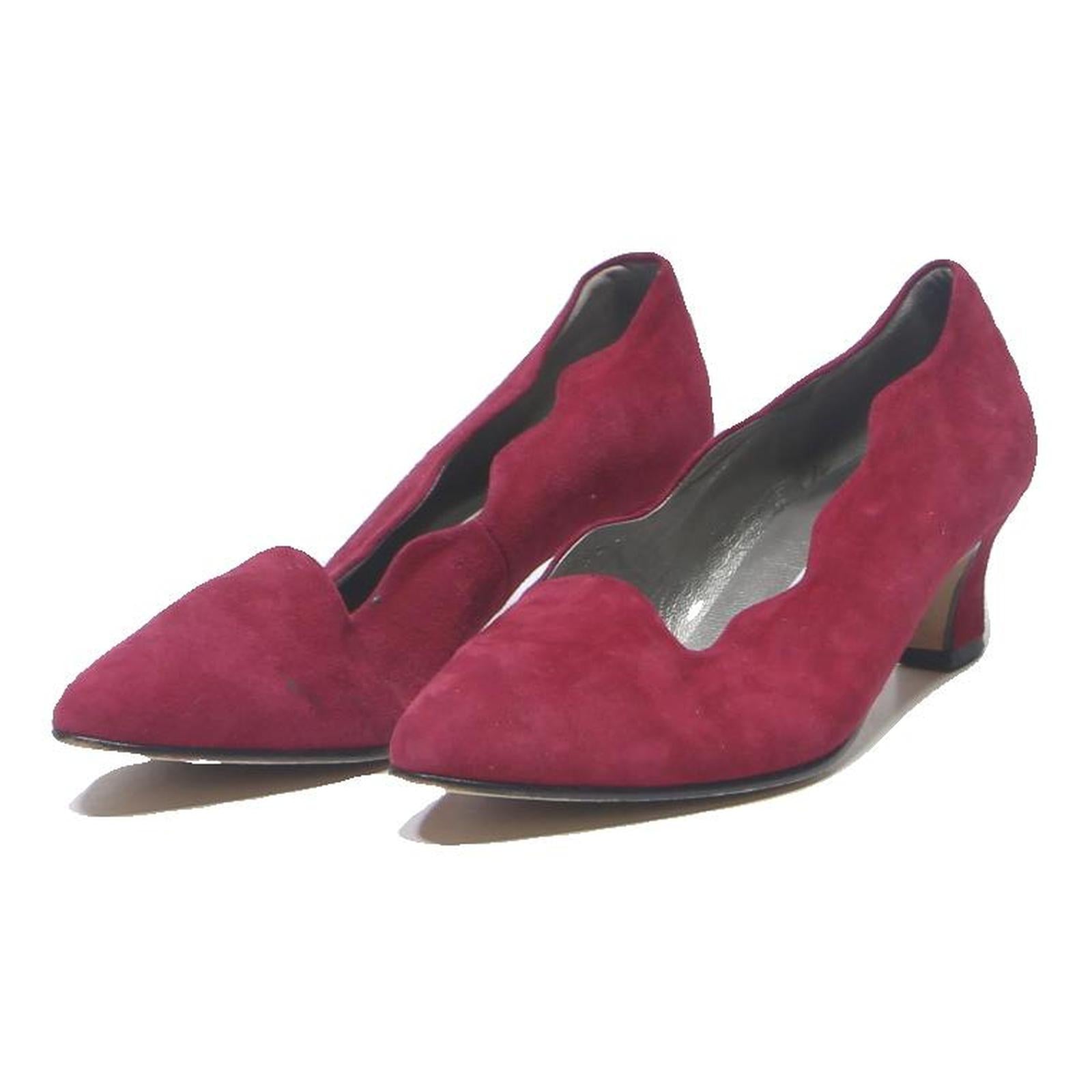 GABOR Womens Elegant Red Synthetic Court Heels UK 4 Comfortable Stylish