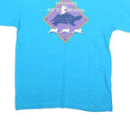 HANES Mens Blue Examinar Bay To Breakers Graphic T-Shirt L Short Sleeve Crew