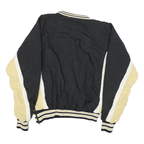 UNIQUE SALES Mens Black & Beige Noblesville Millers V-Neck M Nylon Sweatshirt