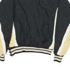 UNIQUE SALES Mens Black & Beige Noblesville Millers V-Neck M Nylon Sweatshirt