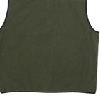 TIMBERLAND Mens Green Polyester Fleece Zip Jacket L Outdoor Casual