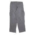 CARHARTT Mens Cotton Blend Grey Regular Straight Leg Trousers W32 L32 Workwear
