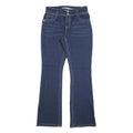 COPPER FLASH Womens Blue Regular Fit Bootcut Denim Jeans W28 L32 Stylish Stitch