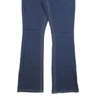COPPER FLASH Womens Blue Regular Fit Bootcut Denim Jeans W28 L32 Stylish Stitch