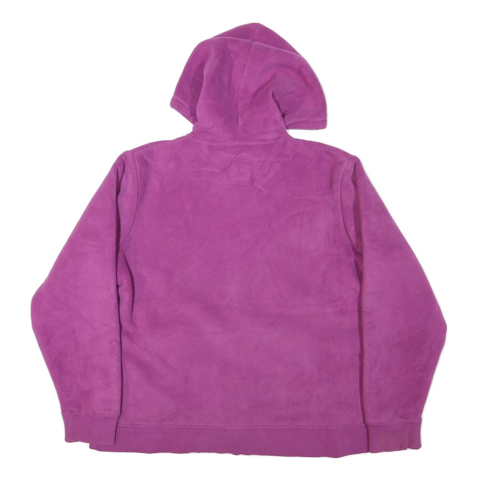 DICKIES Mens Purple Jacket XL Polyester Blend Zip Hooded Workwear