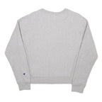 CHAMPION REVERSE WEAVE Womens Grey Crew Neck S Cotton Blend Sweatshirt Pullover