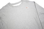 CHAMPION REVERSE WEAVE Womens Grey Crew Neck S Cotton Blend Sweatshirt Pullover