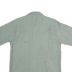 WRANGLER Mens Green Shirt M Cotton Casual Workwear Short Sleeve Button Pocket