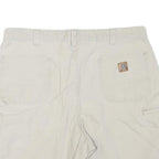 CARHARTT Mens Shorts Beige Casual XL W40 Cotton Blend Workwear Relaxed Fit