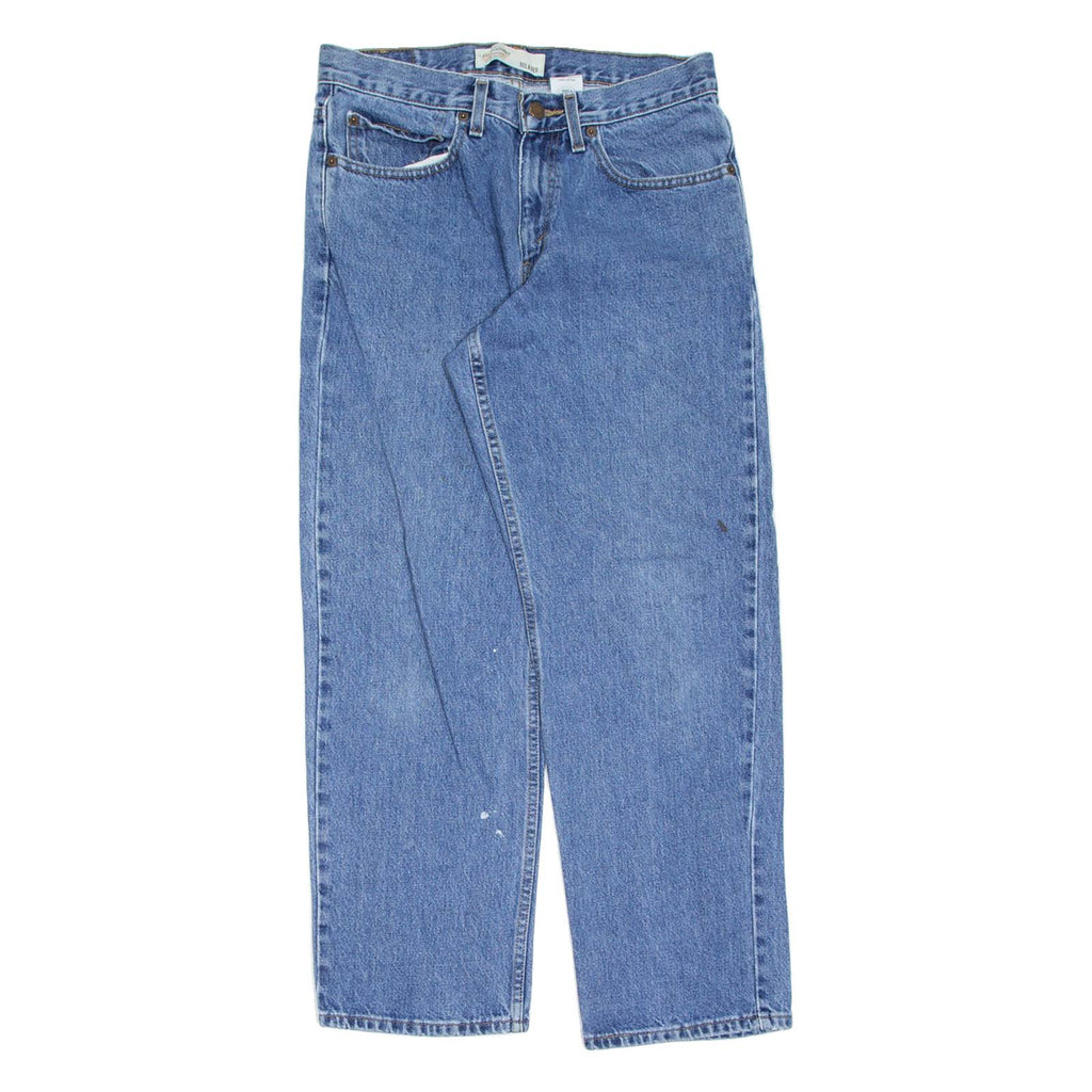 LEVI'S Womens Jeans Blue Relaxed Straight Stone Wash W31 L30
