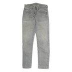 LEVI'S 501 Mens Jeans Grey Slim Skinny Denim Medium W26 L29 Classic Zip Cotton