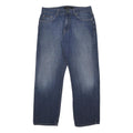 CALVIN KLEIN JEANS Mens Relaxed Straight Denim Medium W34 L32 Classic Cotton Zip