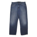CALVIN KLEIN JEANS Mens Relaxed Straight Denim Medium W34 L32 Classic Cotton Zip