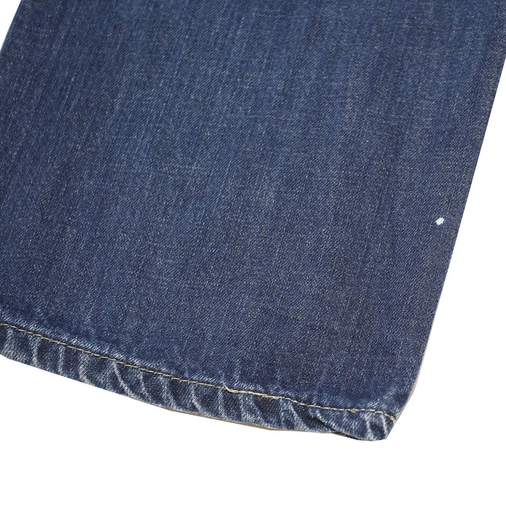 CALVIN KLEIN JEANS Mens Relaxed Straight Denim Medium W34 L32 Classic Cotton Zip