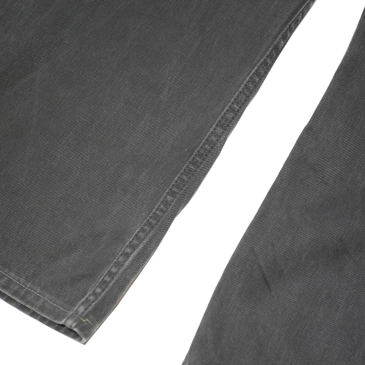 CARHARTT Mens Jeans Black Regular Straight Denim W36 L26 Button Cotton Blend