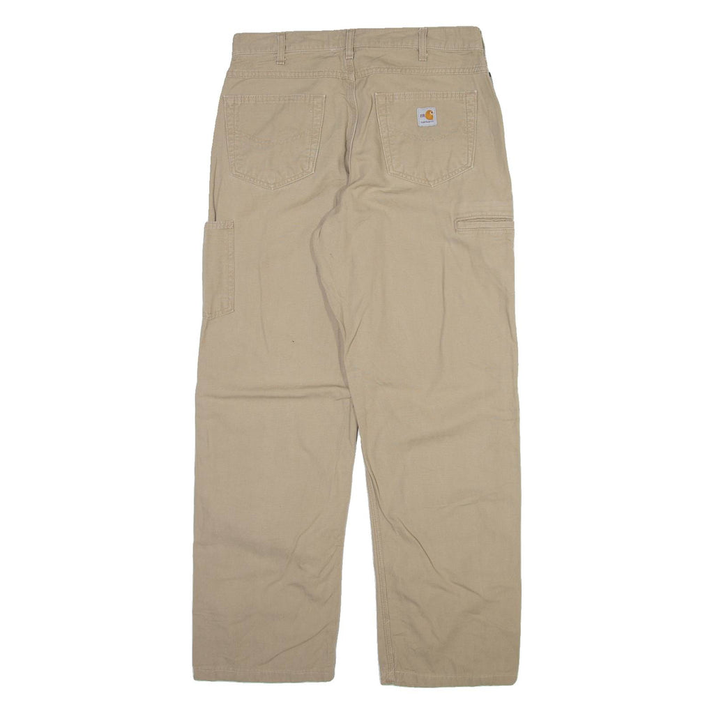CARHARTT Mens Trousers Beige Relaxed Straight W34 L31