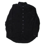 ZARA Womens Shirt Black Collared Long Sleeve XS
