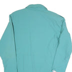 Womens Blue Lightweight Casual Jacket L Polyester Blend Plain Zip Up