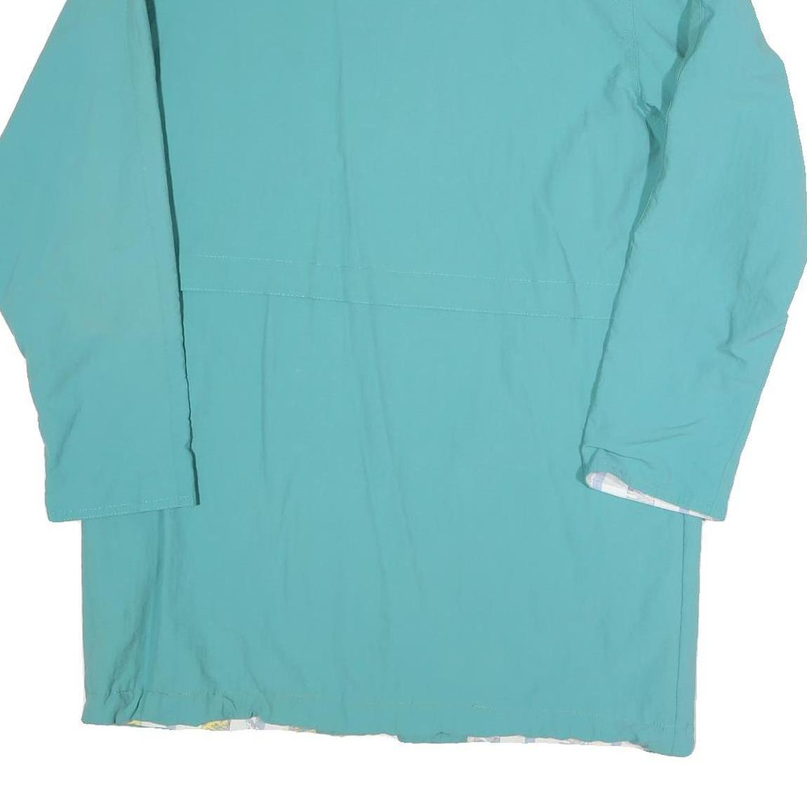 Womens Blue Lightweight Casual Jacket L Polyester Blend Plain Zip Up