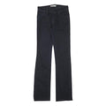 LEVI'S 627 Womens Jeans Black Regular Straight Denim W26 L32 Classic Fit Zip