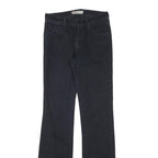 LEVI'S 627 Womens Jeans Black Regular Straight Denim W26 L32 Classic Fit Zip