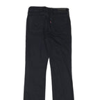 LEVI'S 627 Womens Jeans Black Regular Straight Denim W26 L32 Classic Fit Zip