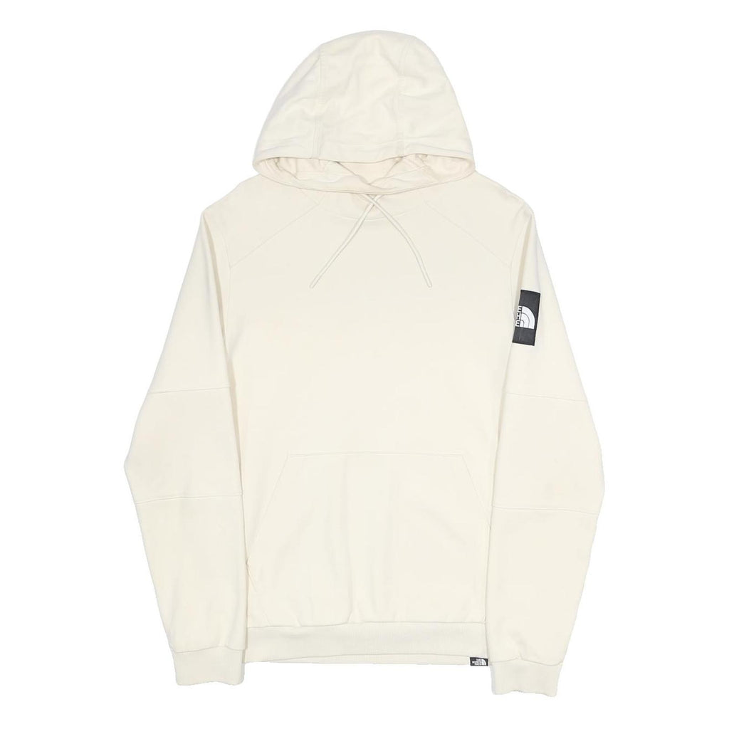 THE NORTH FACE Mens White Pullover Hoodie S Cotton Lightweight Casual