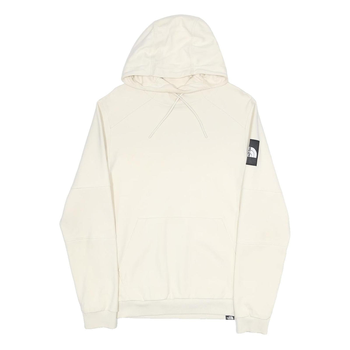 THE NORTH FACE Mens White Pullover Hoodie S Cotton Lightweight Casual
