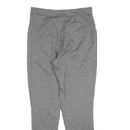 DATCH Womens Polyester Blend Slim Black White Checked Trousers W32 L28 Stylish