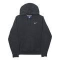 NIKE Mens Black Pullover Hoodie S Cotton Blend Casual Sportswear