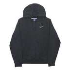 NIKE Mens Black Pullover Hoodie S Cotton Blend Casual Sportswear