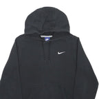 NIKE Mens Black Pullover Hoodie S Cotton Blend Casual Sportswear