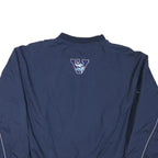 REEBOK Mens Blue Nylon Crew Neck XL Lucas Embroidered Pullover Sweatshirt
