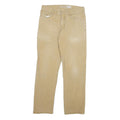 CARHARTT Mens Cotton Blend Beige Relaxed Straight Trousers W30 L29 Workwear