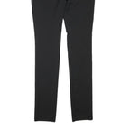 BURBERRY Womens Wool Blend Black Slim Straight Trousers W27 L35 Formal Office