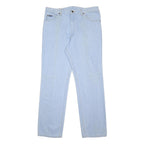 LEE Mens Jeans Blue Regular Straight Denim Light W36 L32 Classic Style Zip