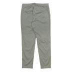 DOCKERS Womens Cotton Blend Slim Straight Light Grey Trousers W27 L28 Stylish