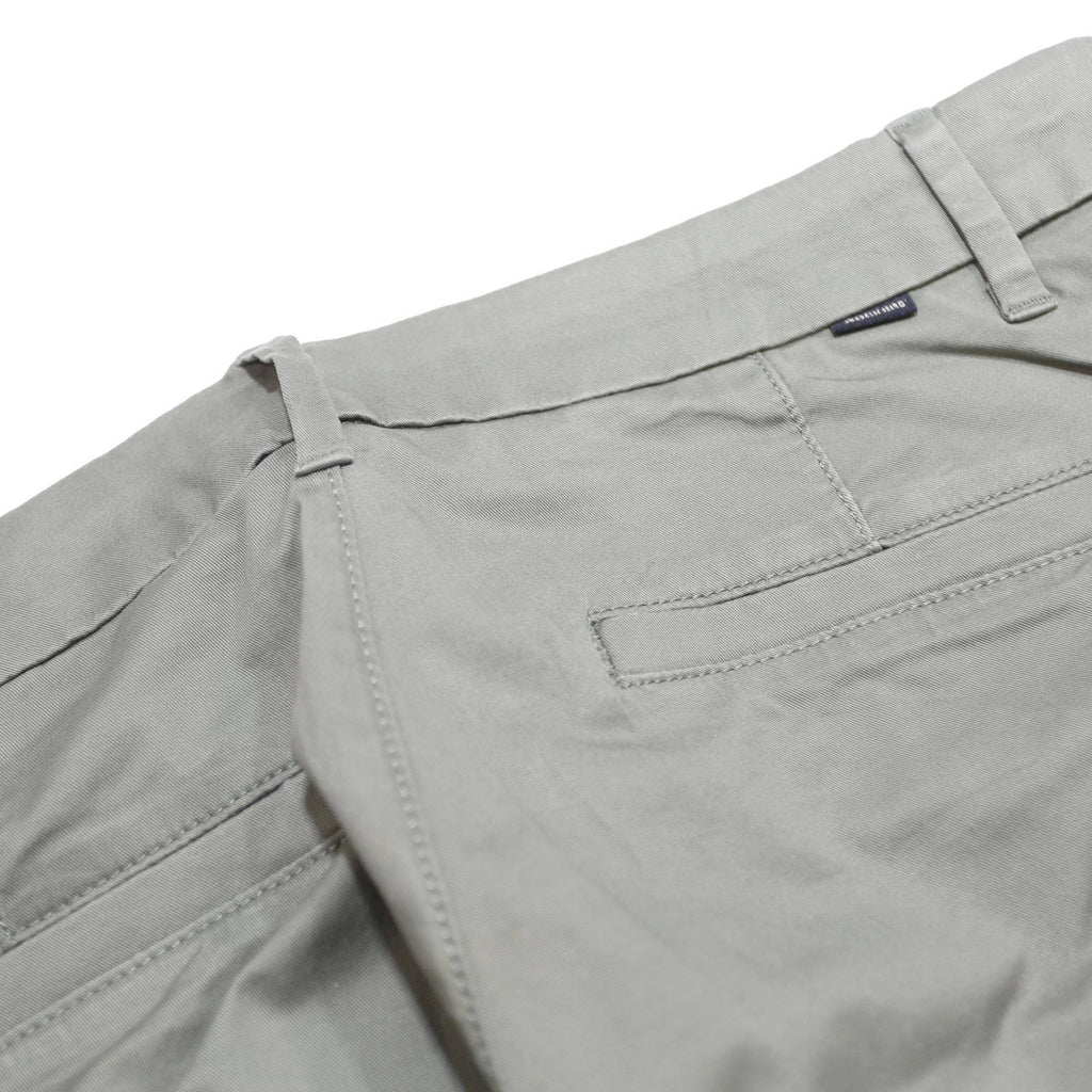 DOCKERS Womens Cotton Blend Slim Straight Light Grey Trousers W27 L28 Stylish