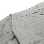 DOCKERS Womens Cotton Blend Slim Straight Light Grey Trousers W27 L28 Stylish