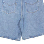 MODERN BASIC Mens Shorts Blue Denim Casual M W34 Summer Lightweight