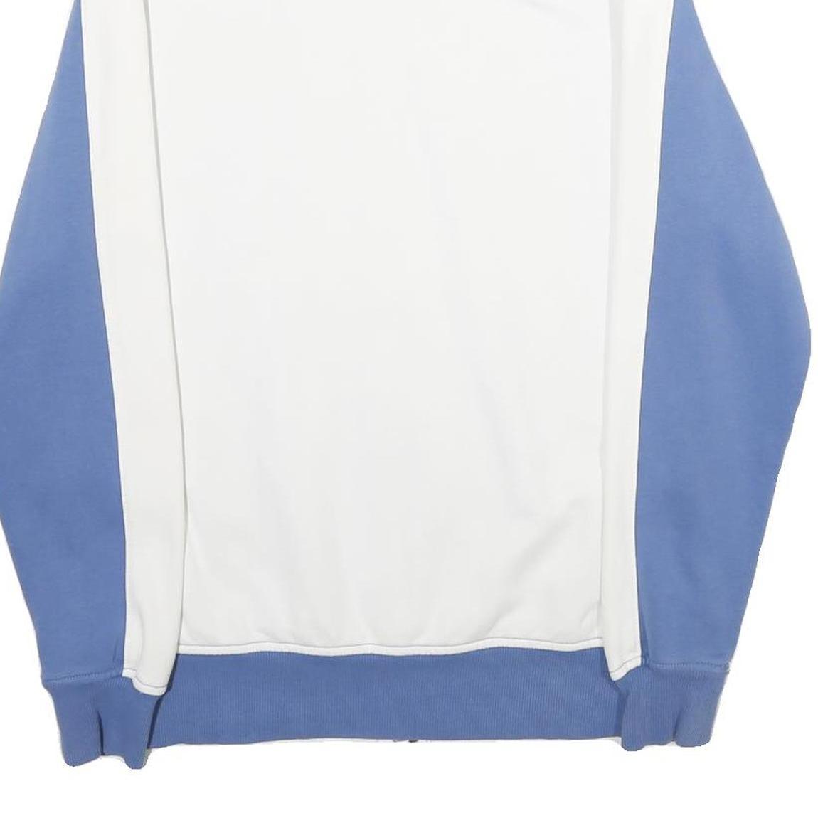 PUMA Mens Blue & White Zip Up Jacket S Polyester Blend Track Casual Sportswear