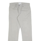 CALVIN KLEIN Mens Cotton Blend Slim Beige Trousers W32 L32 Casual Comfortable