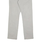 CALVIN KLEIN Mens Cotton Blend Slim Beige Trousers W32 L32 Casual Comfortable