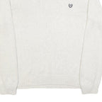 CHAPS Mens White Plain Cotton Blend Jumper Crew Neck Basic Knit XL Casual Layer