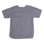 CARHARTT Mens Grey Plain T-Shirt S Short Sleeve V-Neck Workwear Pocket